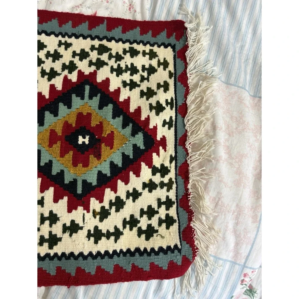 Vintage Southwestern Small Rug, Mat, Woven - 30